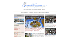 Desktop Screenshot of gourmetvoyageurs.com